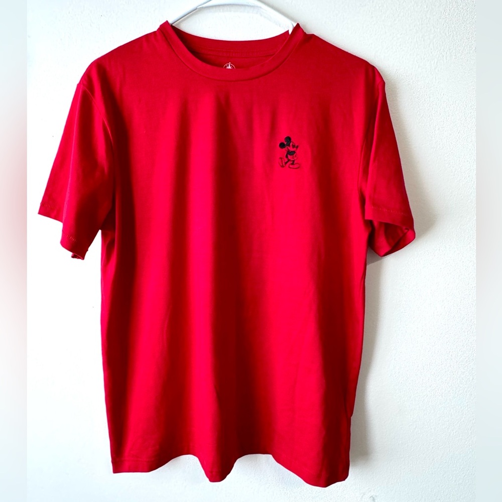 Disney Vibrant Red Mickey Mouse Tee Unisex